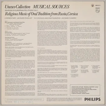 disque 33 tours Religious music of oral tradition from Rusia, Corsica MUS1978.9.85-101 Photo