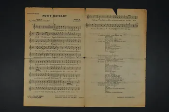 Roger Myra ; Albert Valsien ; Marcel Bertal ; Louis Maubon ; Félix Mayol ; Bloch chanson petit format Île-de-France, France 1917 1966.125.31 Photo Mucem