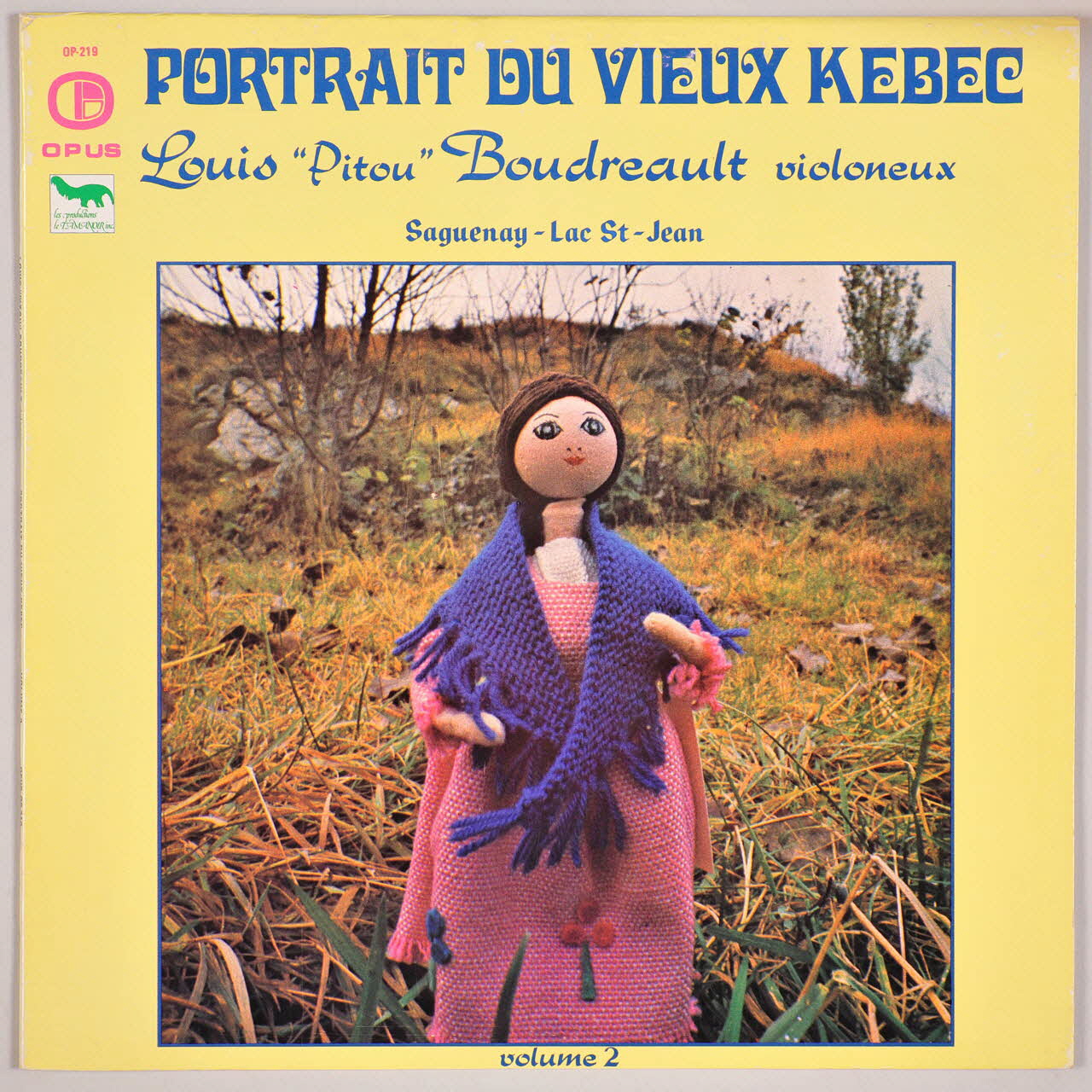 disque 33 tours Portrait du Vieux Kébec MUS1979.28.25-32 Photo