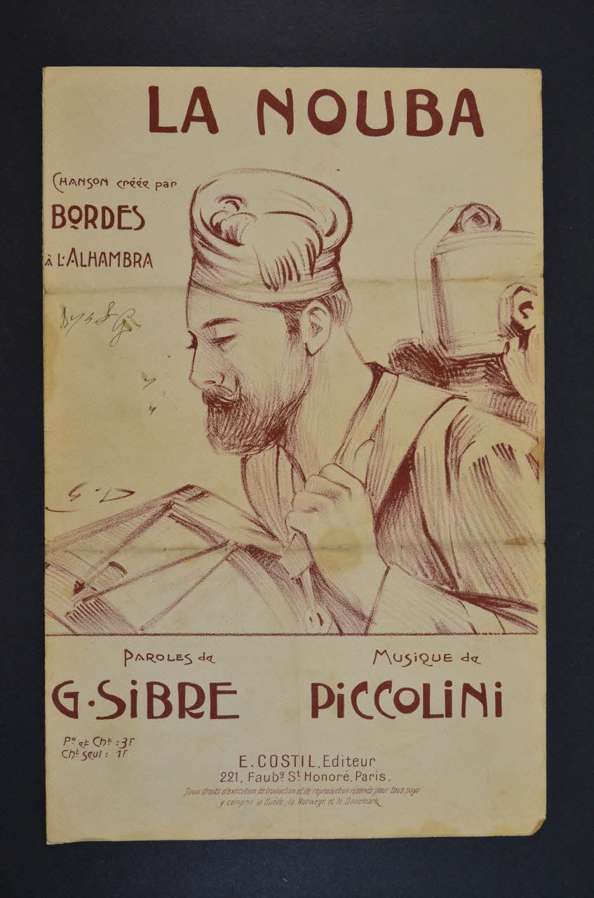 chanson petit format 1965.139.7 Photo Mucem