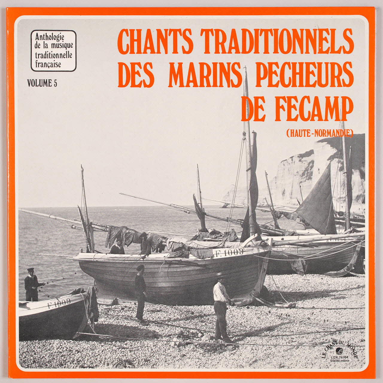 disque 33 tours Chants traditionnels des marins pêcheurs de Fécamp MUS1980.18.173-187 Photo