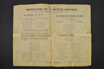 chanson petit format 1965.139.8 Photo Mucem