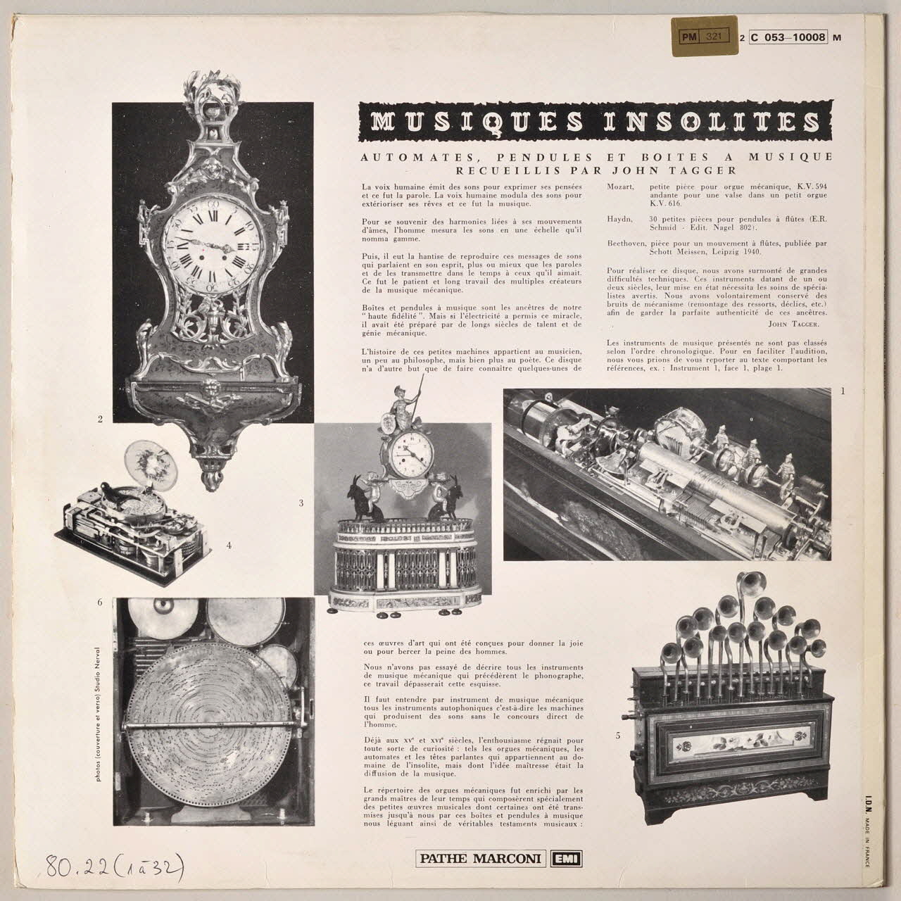 disque 33 tours Musiques insolites MUS1980.22.1-32 Photo