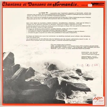 disque 33 tours Chanteurs et musiciens de villages en Normandie MUS1981.27.42-64  Photo