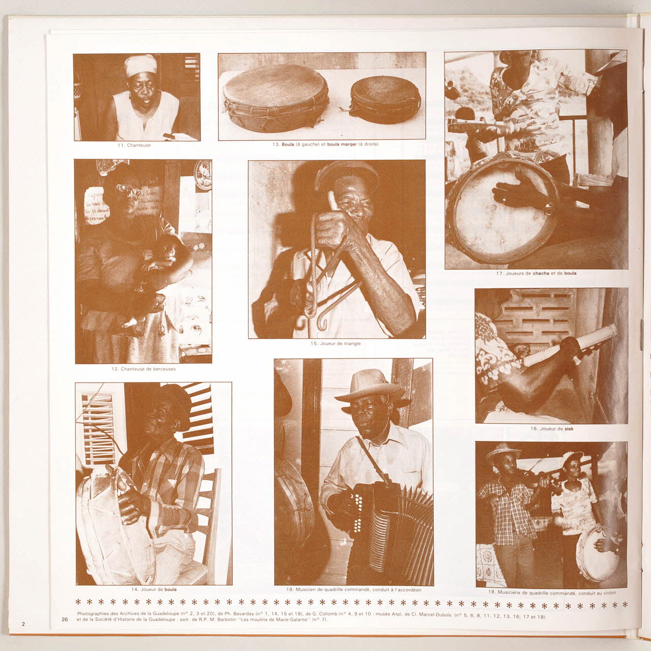 disque 33 tours La musique à Marie-Galante MUS1982.22.1-35  Photo