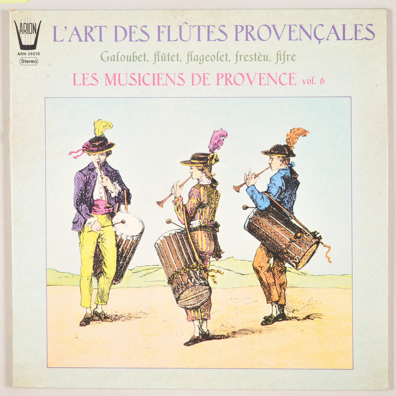 disque 33 tours Les musiciens de Provence MUS1983.31.147-163 Photo