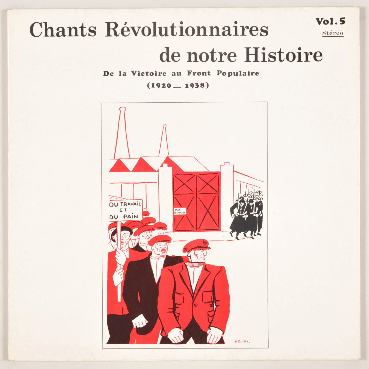 disque 33 tours Les jeunes gens d'union civique MUS1983.31.261-272 Photo