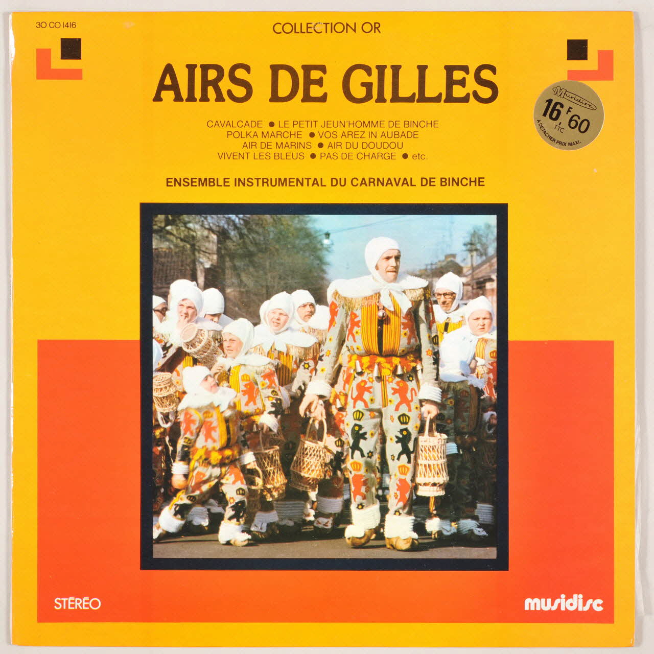 disque 33 tours Airs de Gilles MUS1983.31.326-341 Photo