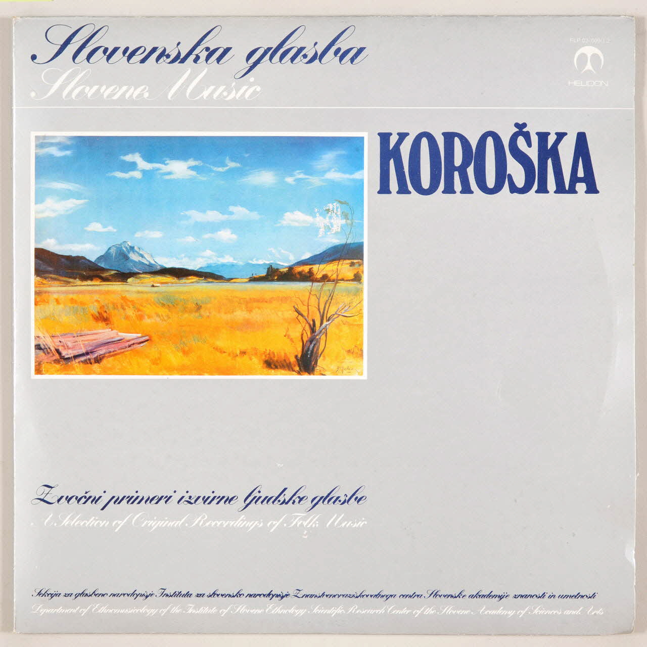 disque 33 tours A selection of original recordings of folk music MUS1985.12.1-36 Photo