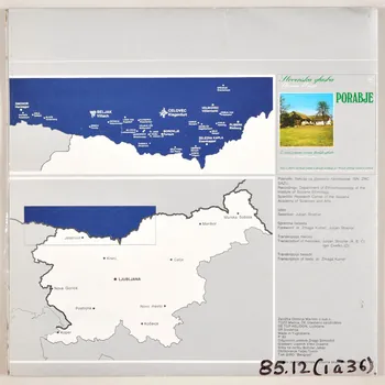 disque 33 tours A selection of original recordings of folk music MUS1985.12.1-36  Photo