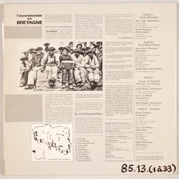 disque 33 tours L'accordéonniste en Bretagne MUS1985.13.1-33 Photo