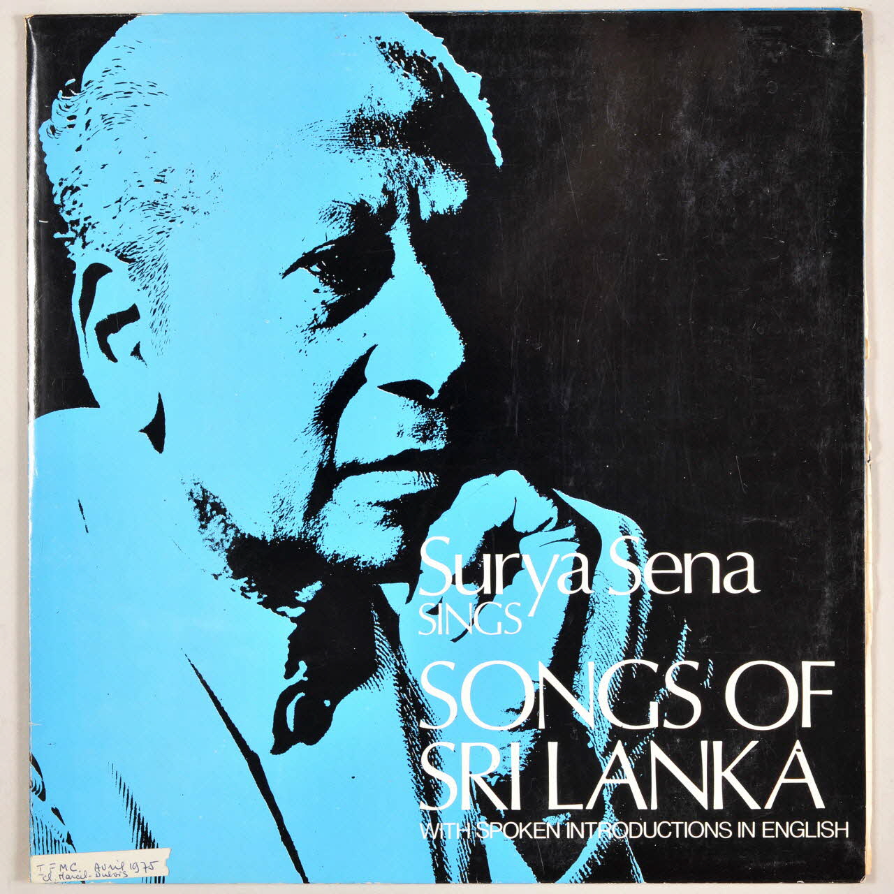 disque 33 tours Songs of Sri Lanka MUS1985.16.300-310 Photo