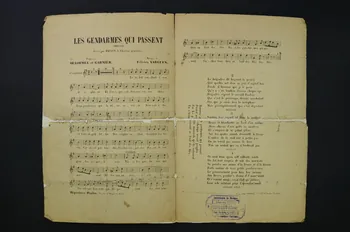 chanson petit format 1966.125.40 Photo Mucem