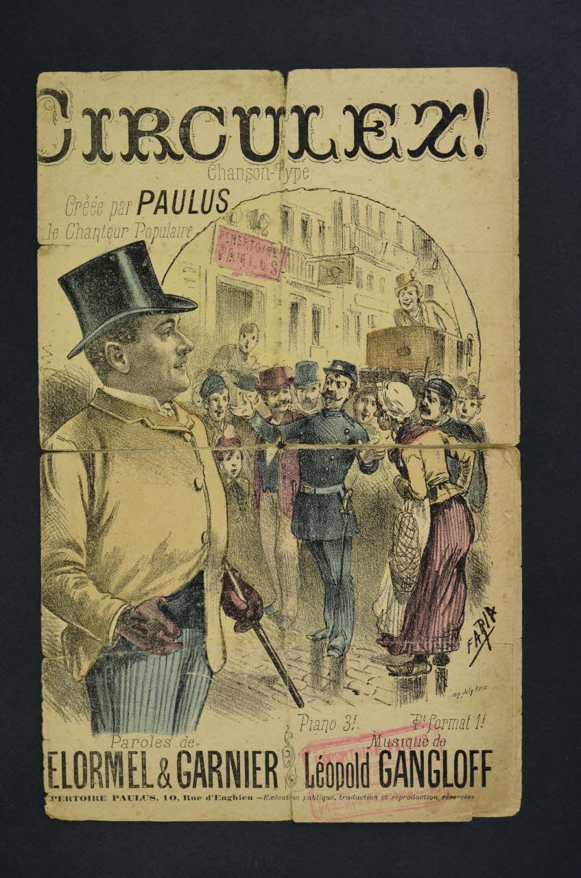 chanson petit format 1966.125.42 Photo Mucem