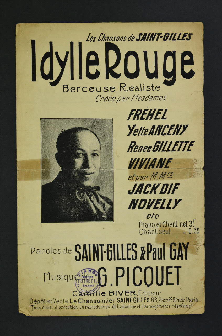 chanson petit format 1965.144.100 Photo Mucem