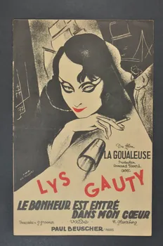 Gaston Groener ; Michel Vaucaire ; Norbert Glanzberg ; Paul Beuscher chanson petit format Île-de-France, France 1938 1965.144.107 Photo Mucem