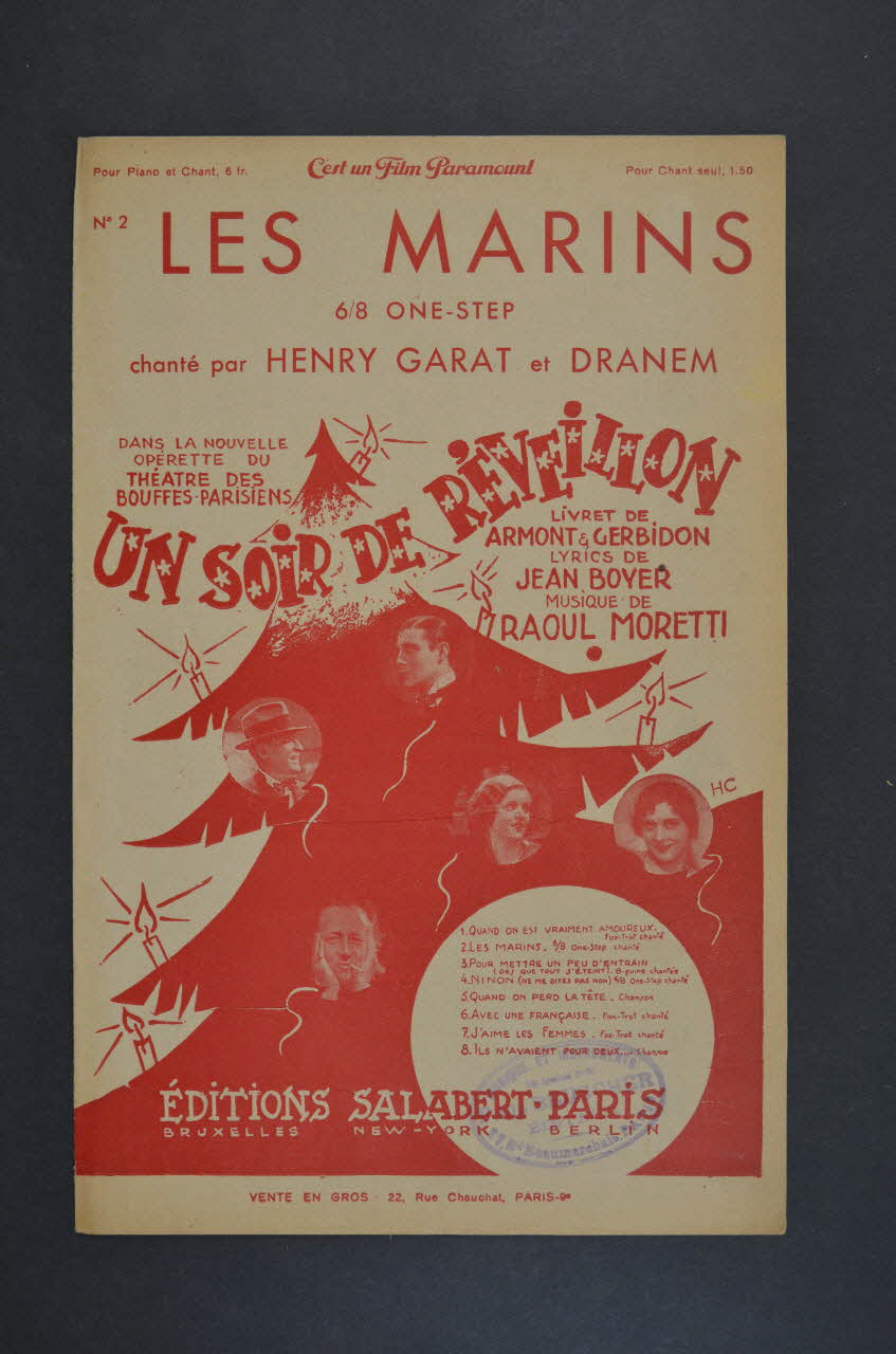 chanson petit format 1965.144.108 Photo Mucem