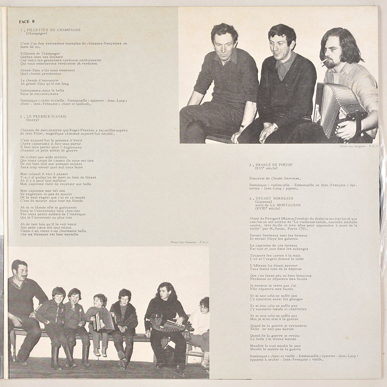 disque 33 tours La jolie vigne MUS1995.1.17.1-11  Photo