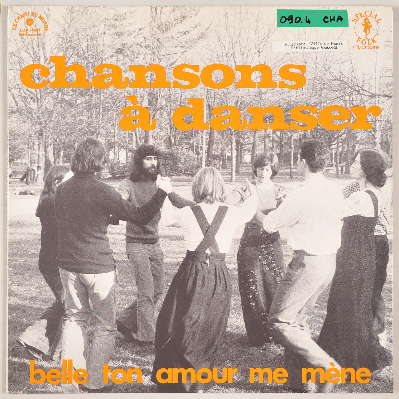 disque 33 tours La course aux filles MUS1995.1.24.1-12 Photo