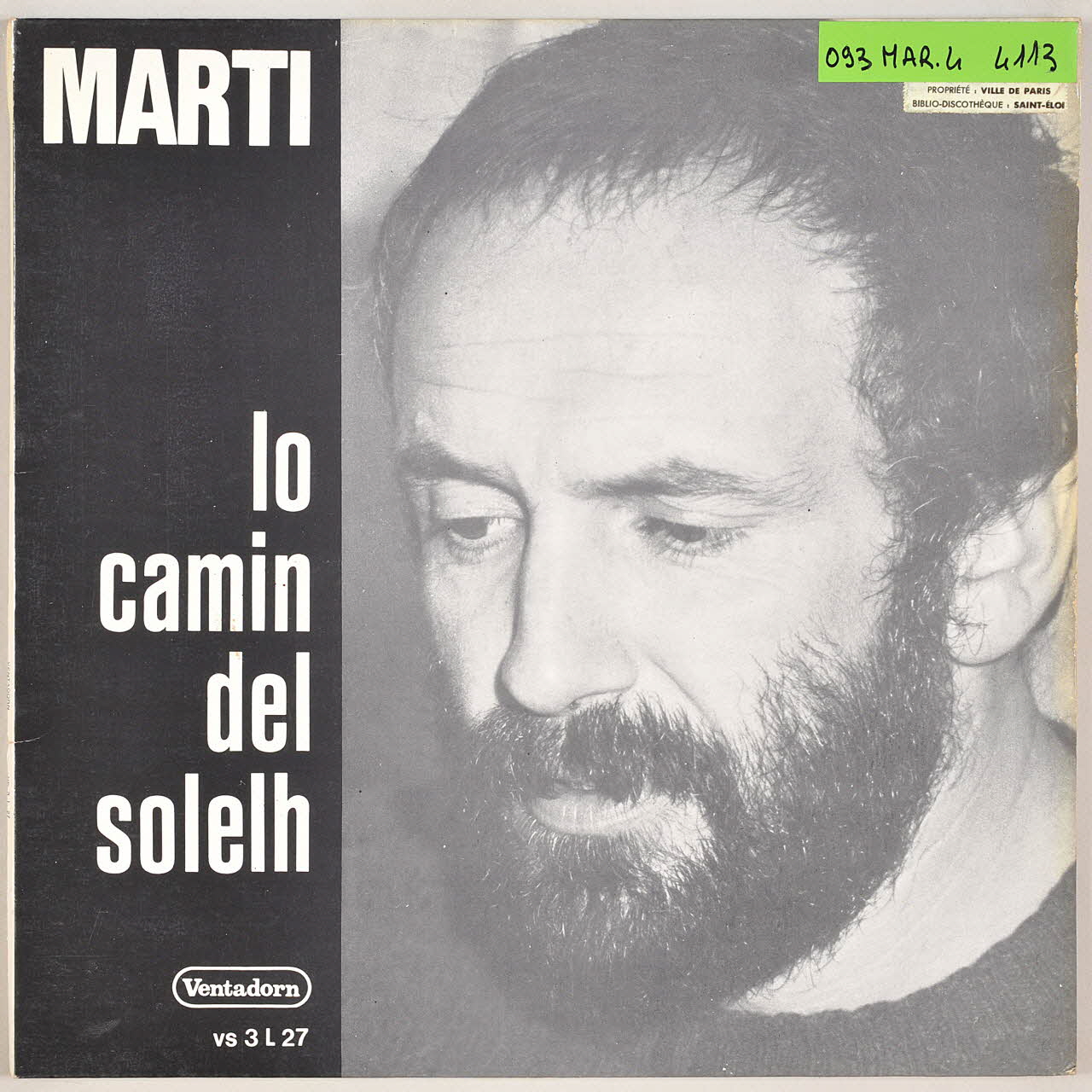 disque 33 tours Lo camin del solelh MUS1995.1.45.1-10 Photo