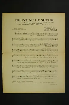 Irving Kahal ; Jacques Battaille-Henri ; Sammy Fain ; Pierre Norman ; Maurice Chevalier ; Salabert chanson petit format Île-de-France, France 1930 1965.144.109 Photo Mucem