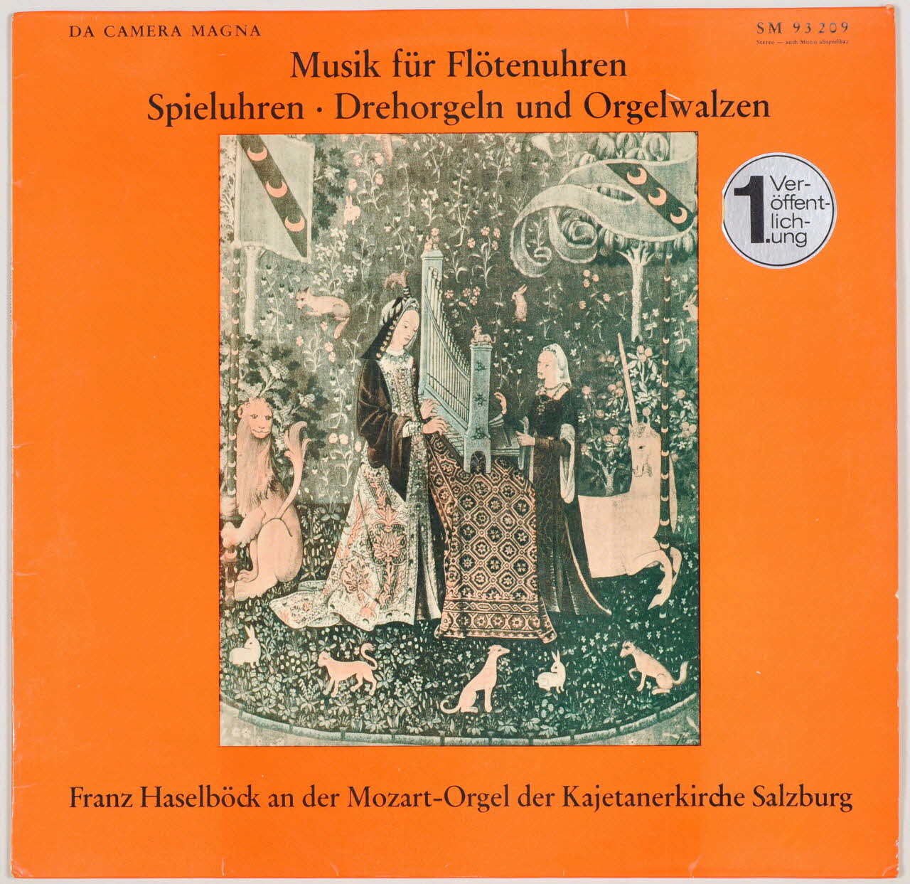 Joseph Haydn ; Ludwig Van Beethoven ; Georg Friendrich Haendel ; Léopold Mozart ; Johann Ernst Eberlin ; Carl Philipp Emanuel Bach ; Franz HaselböCk ; Da Camera Magna; disque 33 tours Der Morgen und der Abend 1967 MUS2002.9.12 Photo