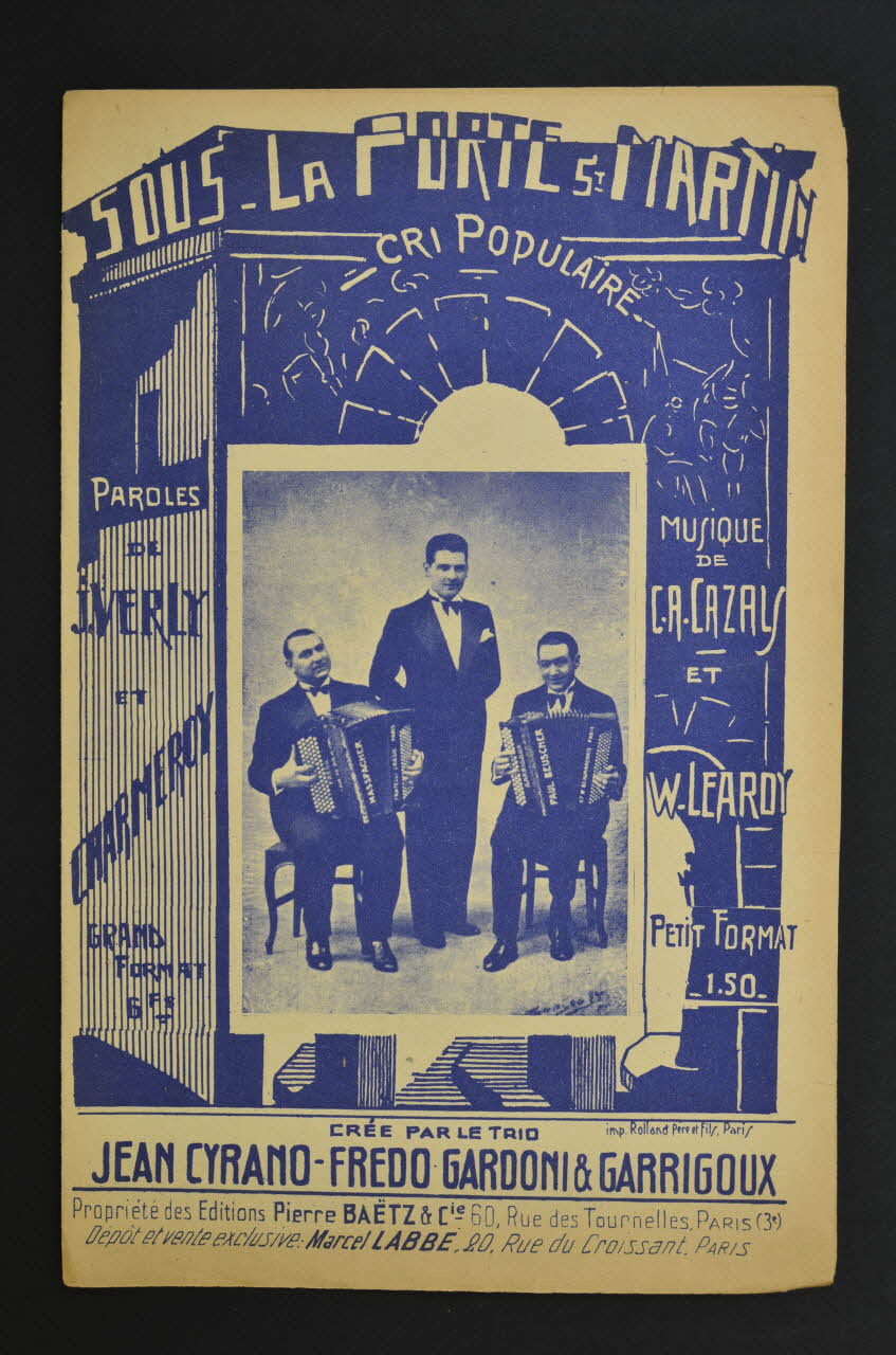 chanson petit format 1965.144.117 Photo Mucem