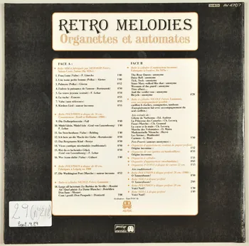 Waldteufel ; Gioachino Rossini ; Georges Bizet ; Bortmanski ; Bortalawski ; Fall ; O Maire ; F Linecke ; Giorza ; Graf Von Luxembourg ; Bastyr ; Charles Lecocq ; Edmond Audran ; Franz Lehar ; Donizetti ; Hervé ; Charles Gounod ; Aletter ; Behling ; Ernesto ; GüBert ; Charles Boieldieu ; GlüCk ; Wolfgang Amadeus Mozart ; Prestige Auvidis disque 33 tours Faust 1979 MUS2002.9.29  Photo