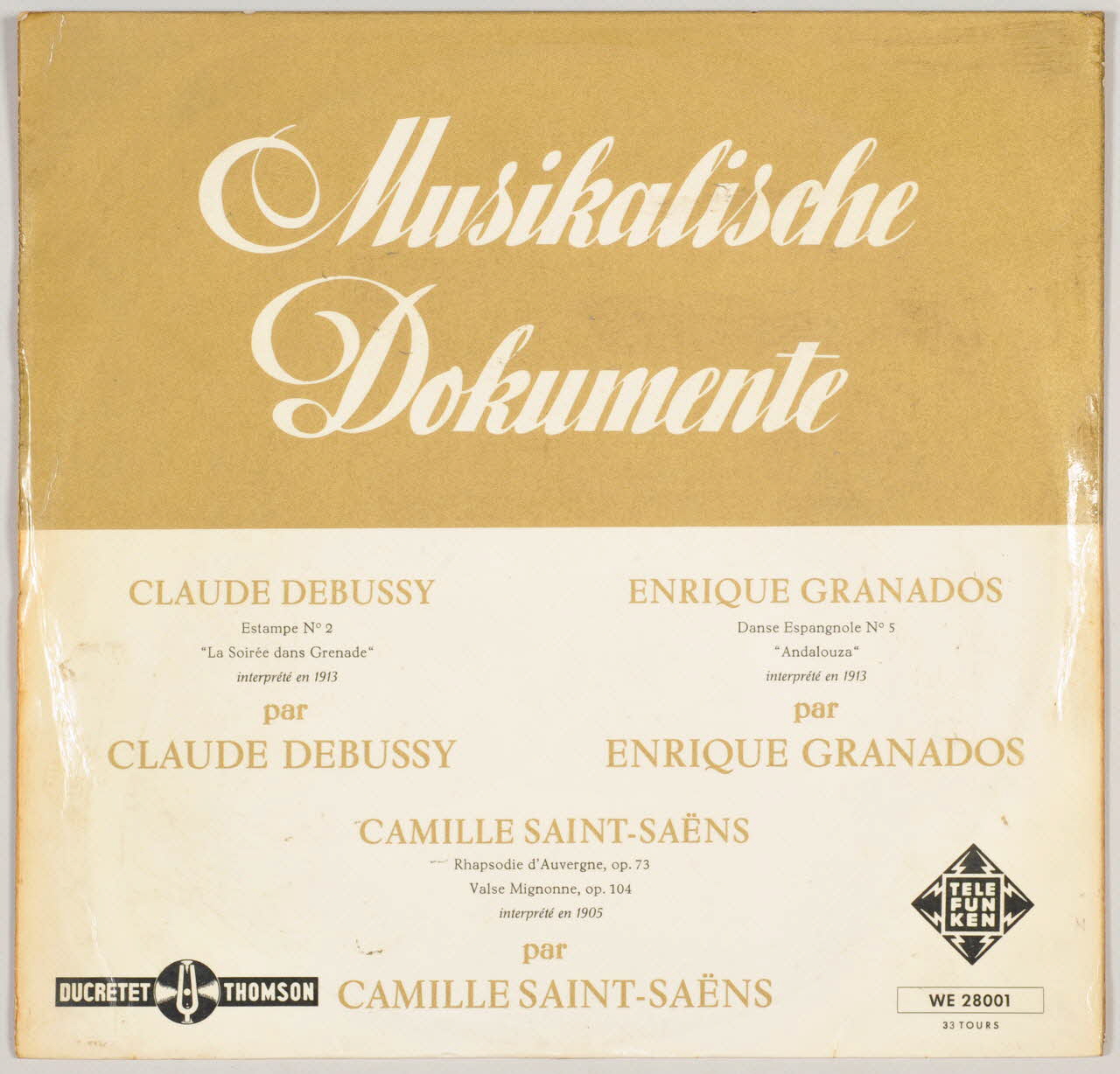 disque 33 tours Danse espagnole MUS2002.9.73 Photo