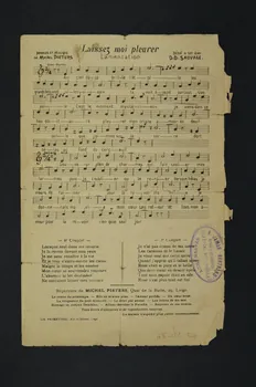 chanson petit format 1966.125.54 Photo Mucem