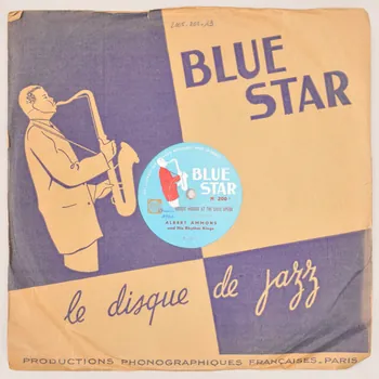Albert Ammons ; Blue Star disque 78 tours Boogie Woogie at the civic opéra Chicago(Etats-Unis) 1946 2005.202.13  Photo