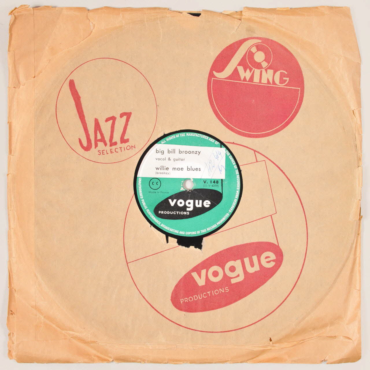 disque 78 tours Hey, hey, baby 2005.202.15 Photo