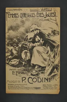 Edgard Favart ; Pierre Codini chanson petit format Île-de-France, France 1912 1966.125.57  Photo Mucem