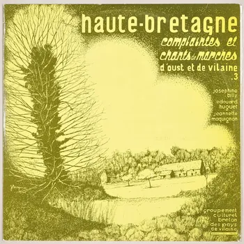 disque 33 tours Haute Bretagne, Complaintes et chants de marches d'Oust et de Vilaine n°3 MUS2005.3.1 Photo