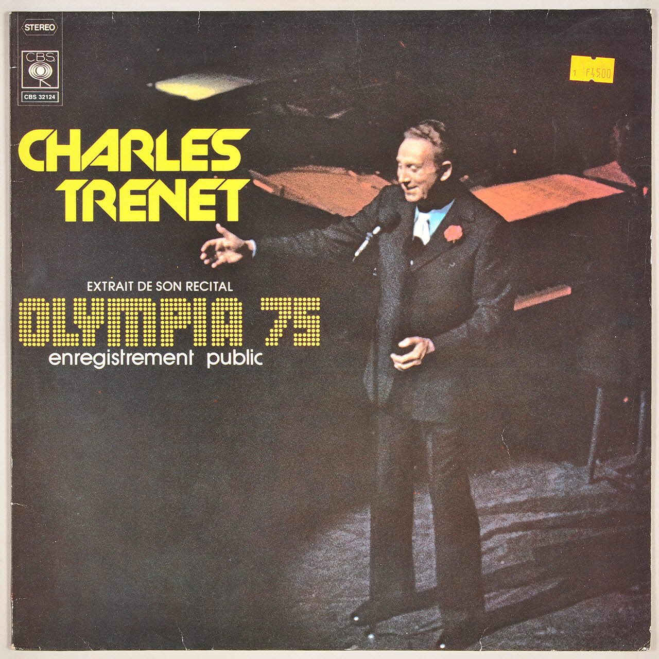 Charles Trénet ; Roger Pouly ; R. Breton ; CBS Disques disque 33 tours L'oiseau des vacances 1975 MUS2011.3.1.1-2 Photo