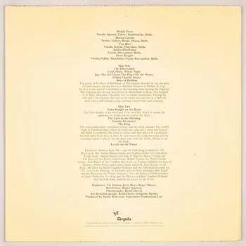 Steeleye Span; ; Maddy Prior ; Martin Carthy ; Tim Hart ; Ashley Hutchings ; Peter Knight ; Chrysalis Records; disque 33 tours The hag with the Money 1976 MUS2011.3.10.1-2 Photo