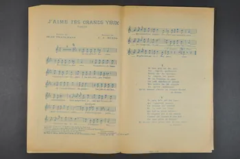 Cesare A. Bixio ; Jean Tranchant ; Bixio Cherubini ; Fernand Loevenbruck ; Jean Sorbier ; Lys Gauty ; Editions Musicales Bourcier; chanson petit format Île-de-France, France 1929 1965.144.122 Photo Mucem