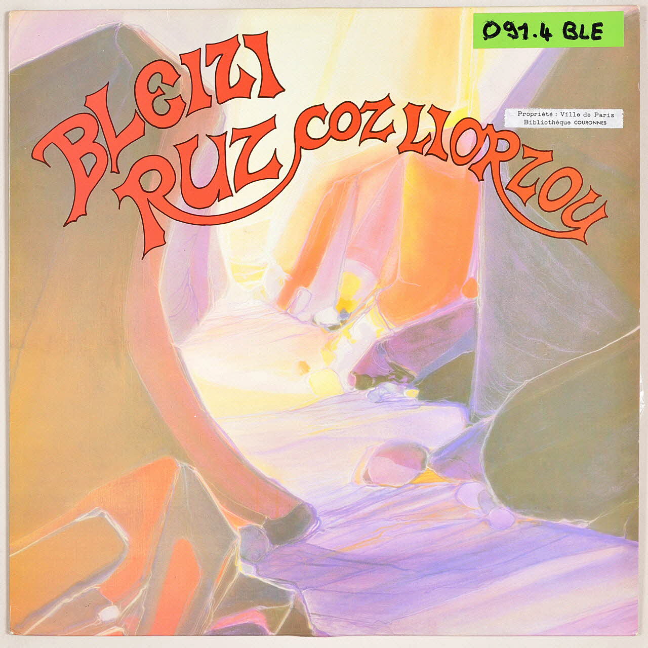 Christian Desbordes ; Eric Liorzou ; LoïC Le Borgne ; Bleizi Ruz; ; René Martin ; Ben Creach ; Jacky Molard ; Dominique Molard ; Eulalia Rgz. Prada ; Richard Loury disque 33 tours Caminos de Galicia Pays de la Loire, France 1983 MUS2011.3.107.1-2 Photo