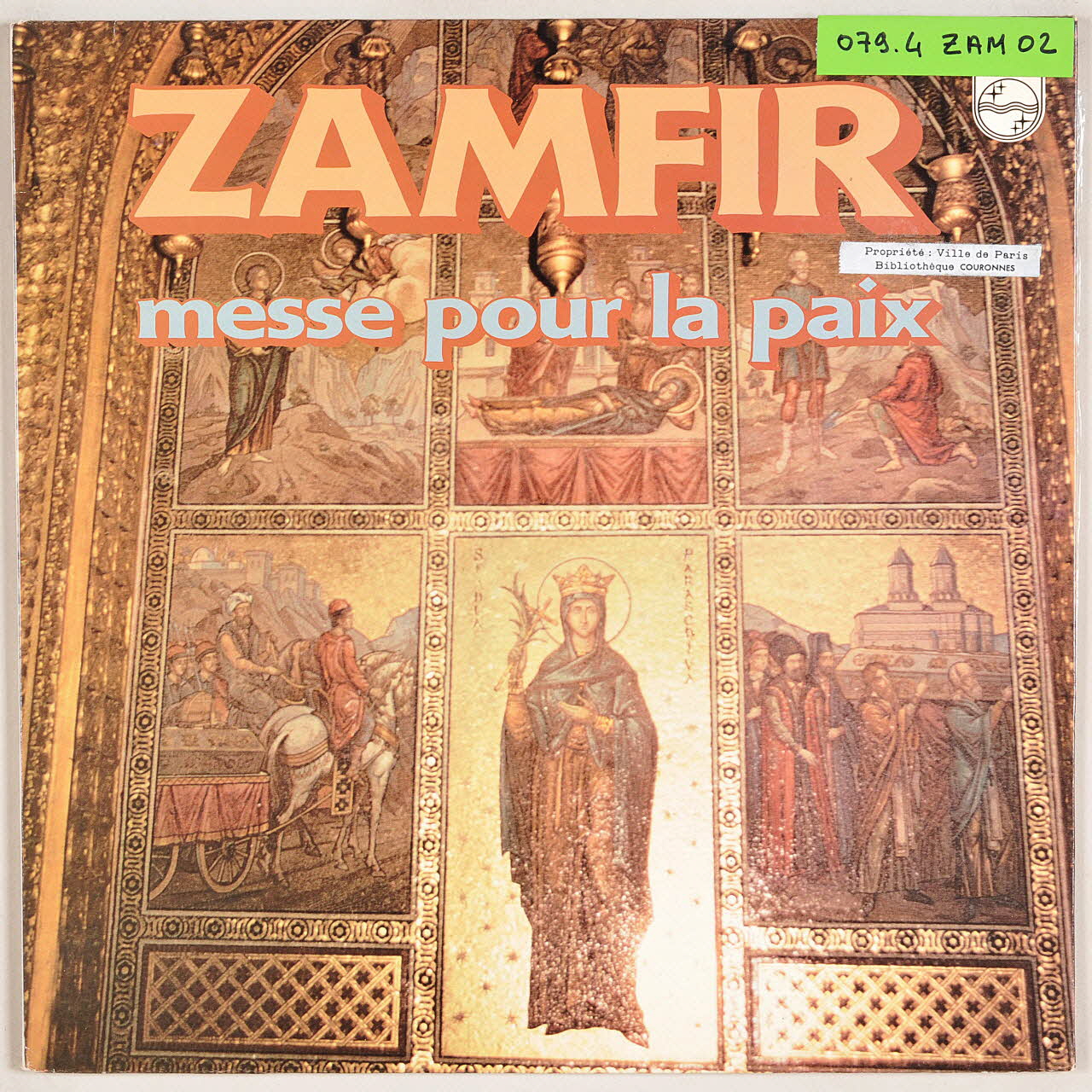 Gheorghe Zamfir ; Orchestre Symphonique De La Radio-Télévision; ; Madrigal (Choeur); ; Marin Constantin ; Philips ; Radio Télévision Roumaine; ; Ralux Films; ; Phonogram disque 33 tours Agnus Dei 1973 MUS2011.3.122.1-2 Photo