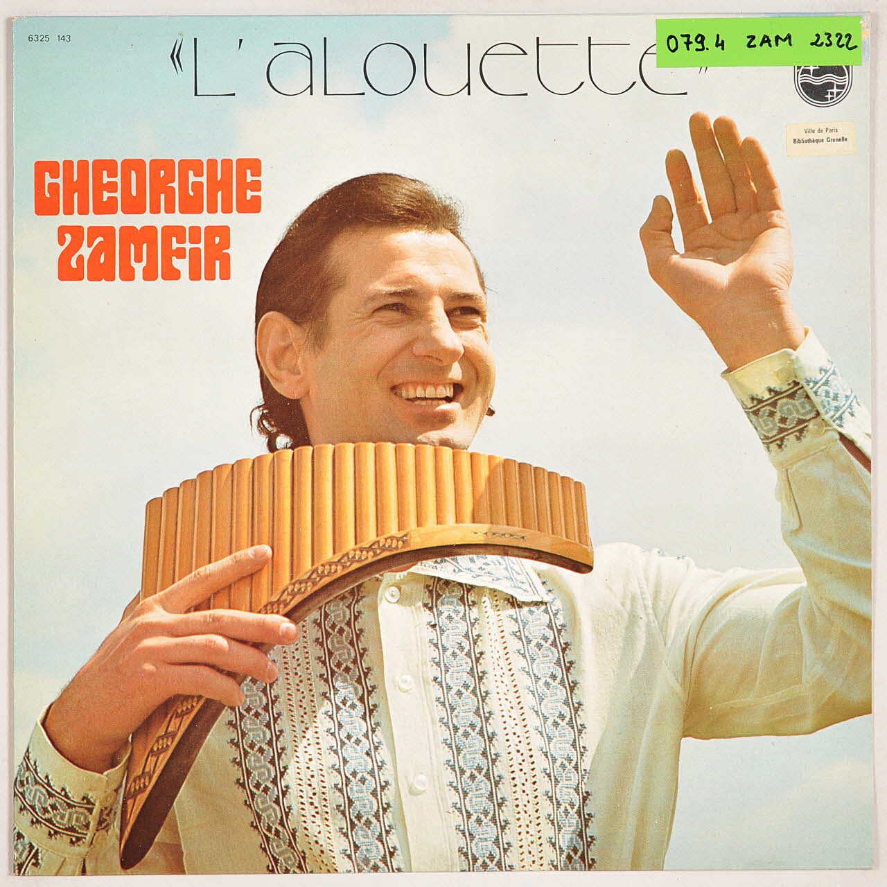 Gheorghe Zamfir ; Pierre Fatosme ; Philips disque 33 tours Viens danser 1973 MUS2011.3.124.1-2 Photo