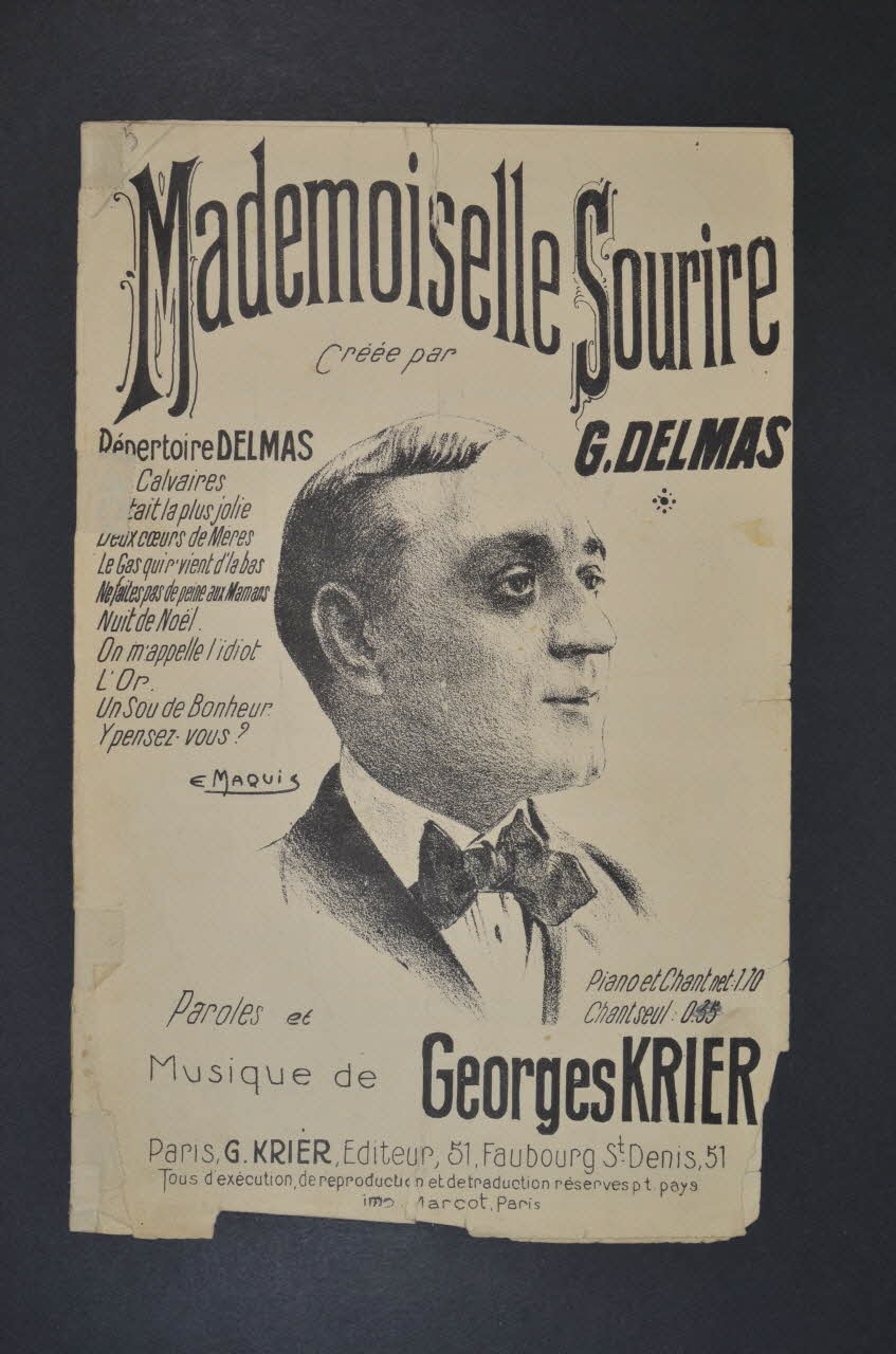 chanson petit format 1966.125.61 Photo Mucem