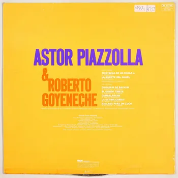 Horacio Ferrer ; Astor Piazzola ; Enrique Santos Discépolo ; C. Castillo ; Anibal Troilo ; Quintet Astor Piazzolla; ; Roberto Goyeneche ; Astor Piazzolla ; Pablo Ziegler ; Fernando Suarez Paz ; Oscar Lopez Ruiz ; Hector Console ; Rca disque 33 tours La ultima curda Buenos-Aires(Argentine) 1982 MUS2011.3.141.1-2 Photo