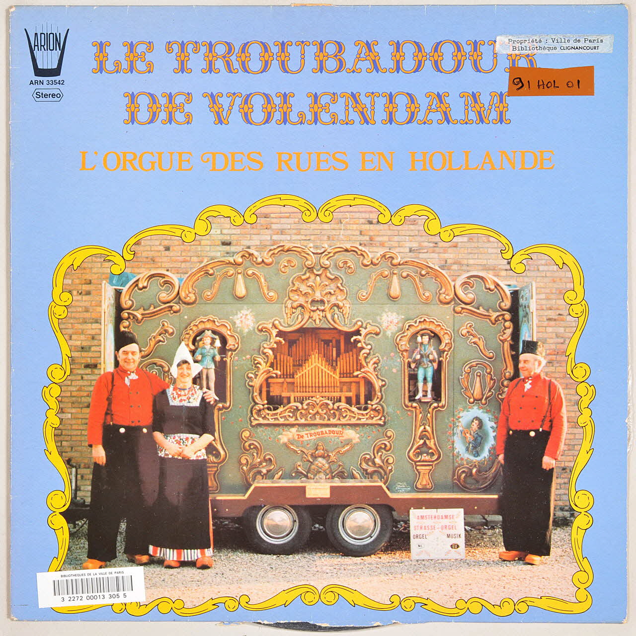 Dick Gillet ; Adrie Vergeer ; Deventer ; Georges Milondy ; Waldteufel ; Claude Morel ; Arion disque 33 tours Pot-pourri de marches populaires 1979 MUS2011.3.152.1-2 Photo