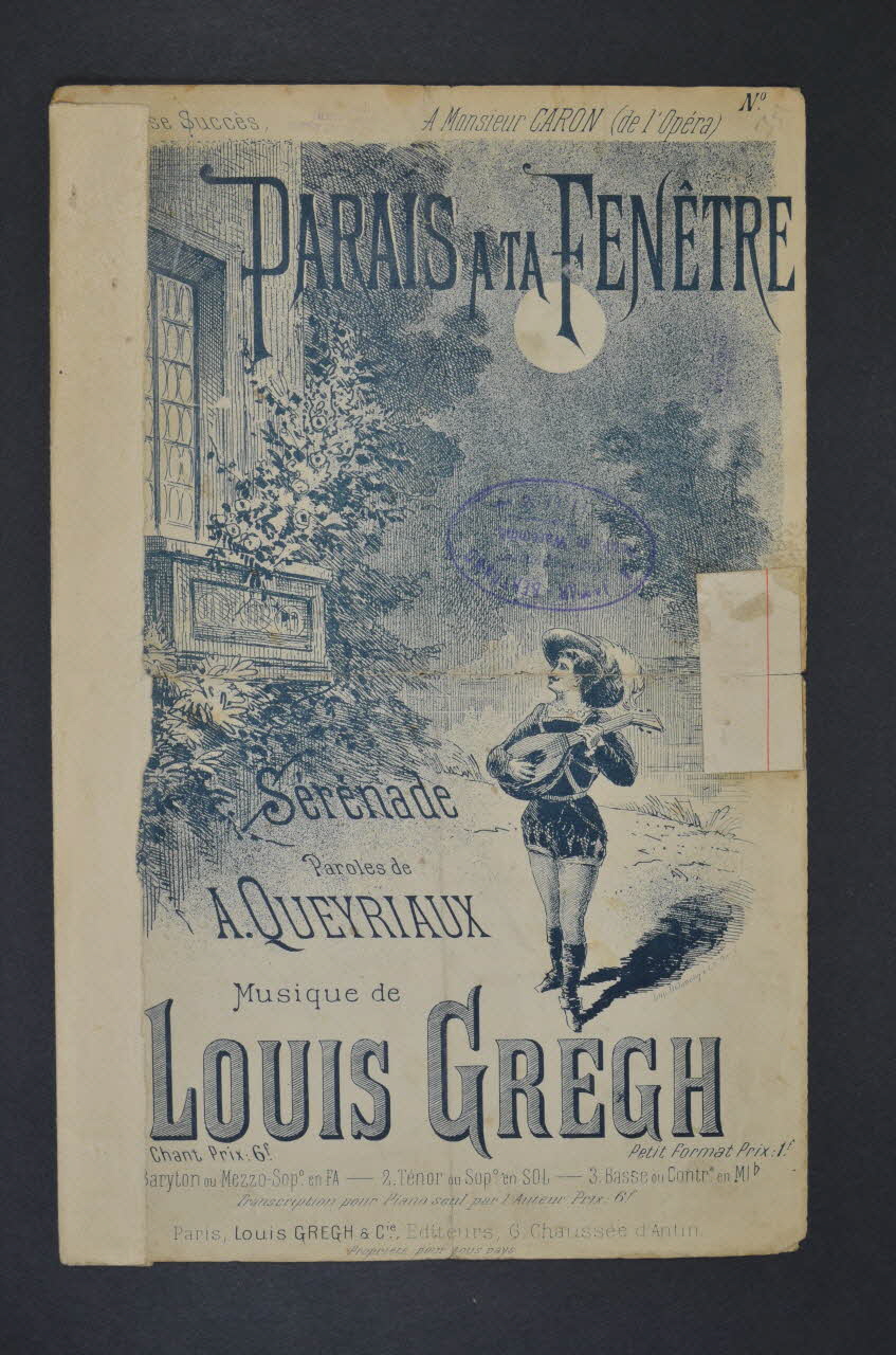 chanson petit format 1966.125.68 Photo Mucem