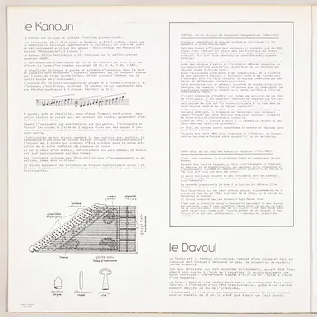 Sayat Nova ; Père Komitas ; A. Spendiarian ; Arto Pehlivanian ; Khajak Avedissan ; Elia Pehlivanian ; D. Samarcq ; J.-P. Smets ; Caravage; ; Carrère disque 33 tours Goujerov Bar 1981 MUS2011.3.23.1-2 Photo
