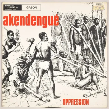 P.-E. Moundjégou ; Pierre Akendengue ; Matsanga ; Marianne Ndjongue ; Françoise Ngwanga ; Liliane Mayordome ; Sophie Damas ; Richard Raux ; Denis Barbier ; Francisco Timoteo ; Didier Levallet ; Mino Cinelu ; Prosper Nkouri ; Engone Akoughey ; Michel Carras ; Thierry Bomarier ; Studio Métronome ; Le Chant Du Monde ; Le Nouveau Chansonnier International; disque 33 tours Anome Anomie 1978 MUS2011.3.26.1-2 Photo