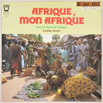 Ariane Ségal ; Lamine Konté ; Claude Morel ; Arion disque 33 tours Casa di Mansa 1982 MUS2011.3.29.1-2 Photo