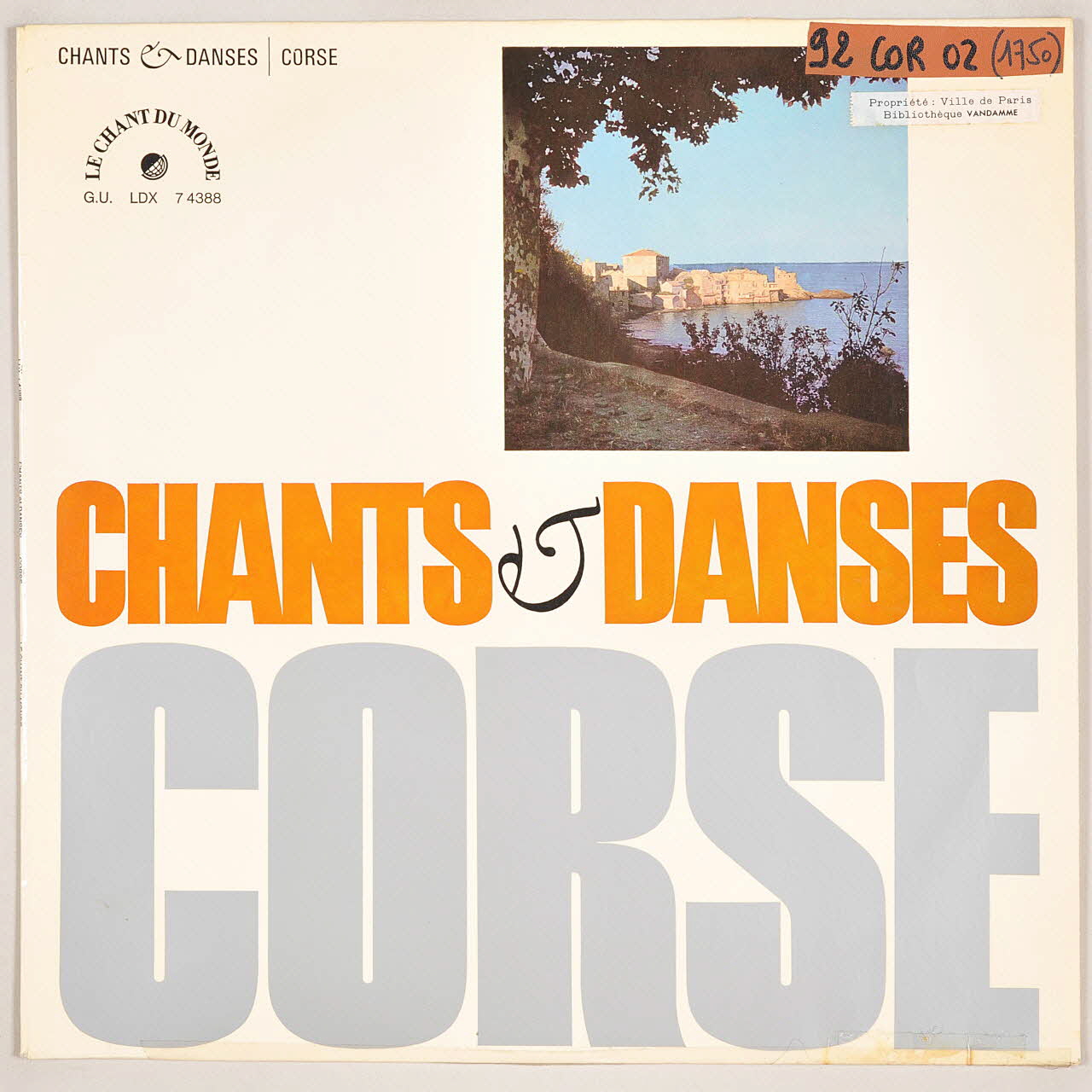 disque 33 tours U pranzettu MUS2011.3.33.1-2 Photo