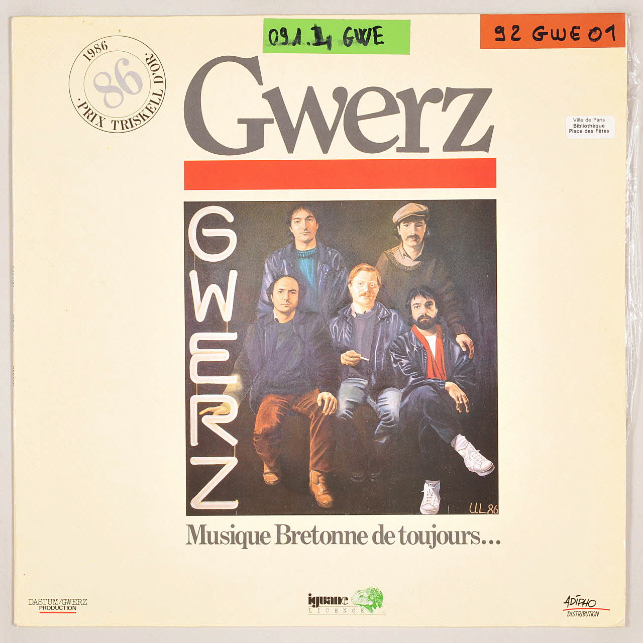 disque 33 tours Ar plac'h iferniet MUS2011.3.46.1-2 Photo