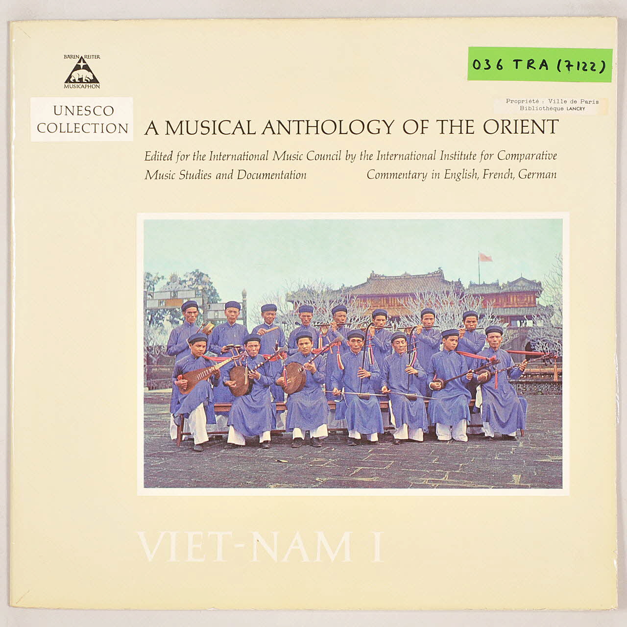 disque 33 tours Dix pièces "royales" MUS2011.3.62.1-2 Photo